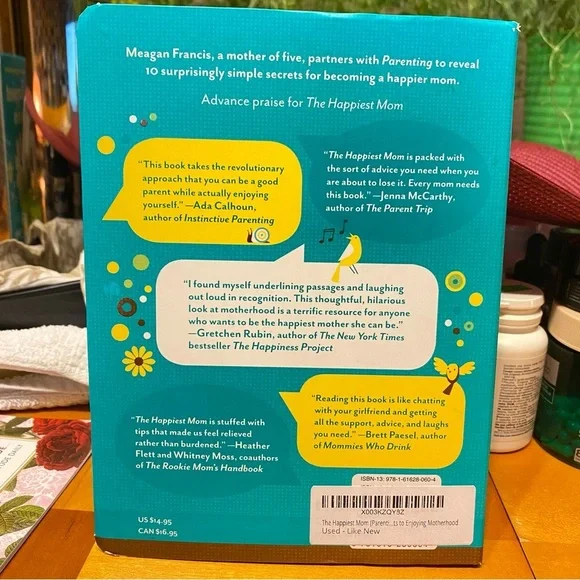 The Happiest Mom Book by Megan Francis & Parenting Magazine. Great Gift Idea! - Picture 2 of 10